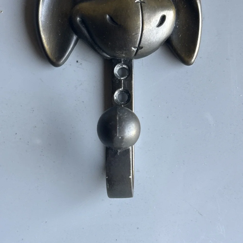 VINTAGE RARE Disney Eeyore Brass Metal Door Coat Hook/Hanger Made in Taiwan